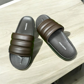 EZZE WALK SUMMER SLIPPERS BROWN