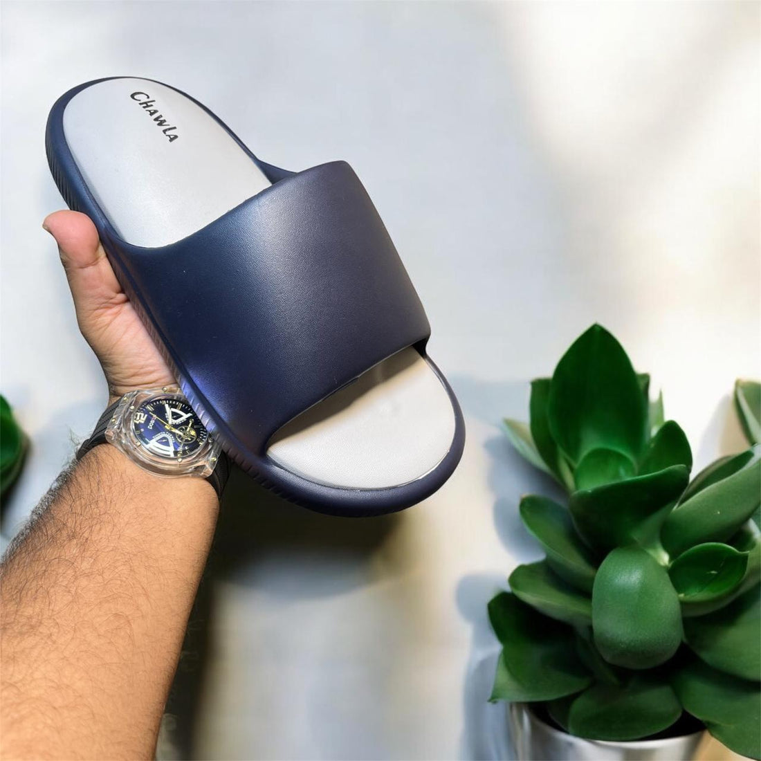 CHAWLA SLIDES COLOR BLUE