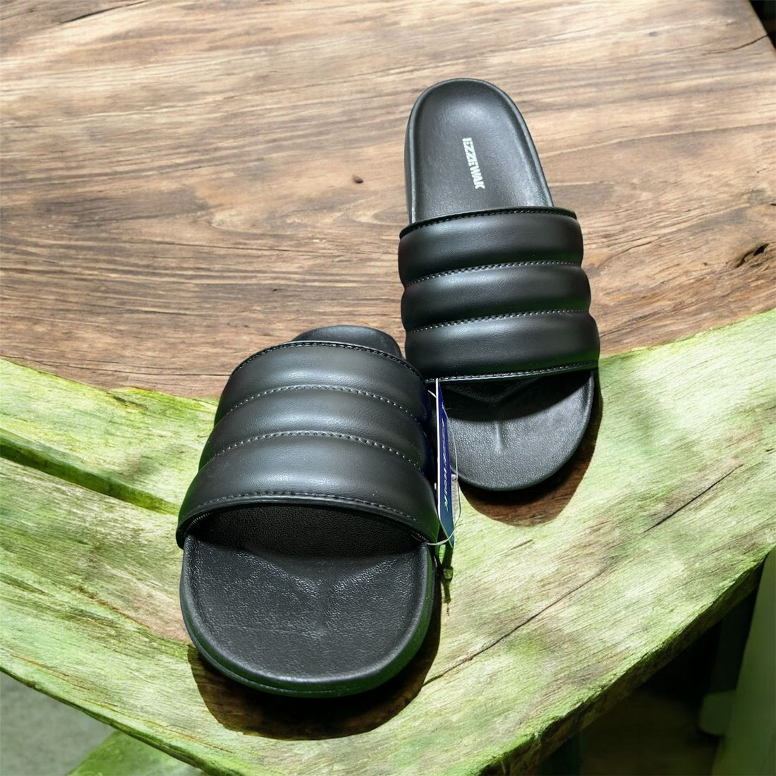 EZZE WALK SUMMER SLIPPERS BLACK