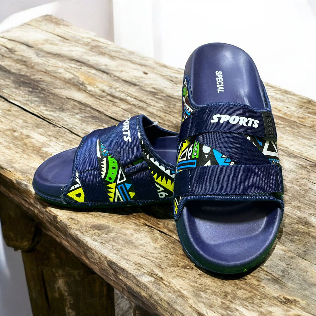 SPORTS SUMMER SLIPPERS BLUE