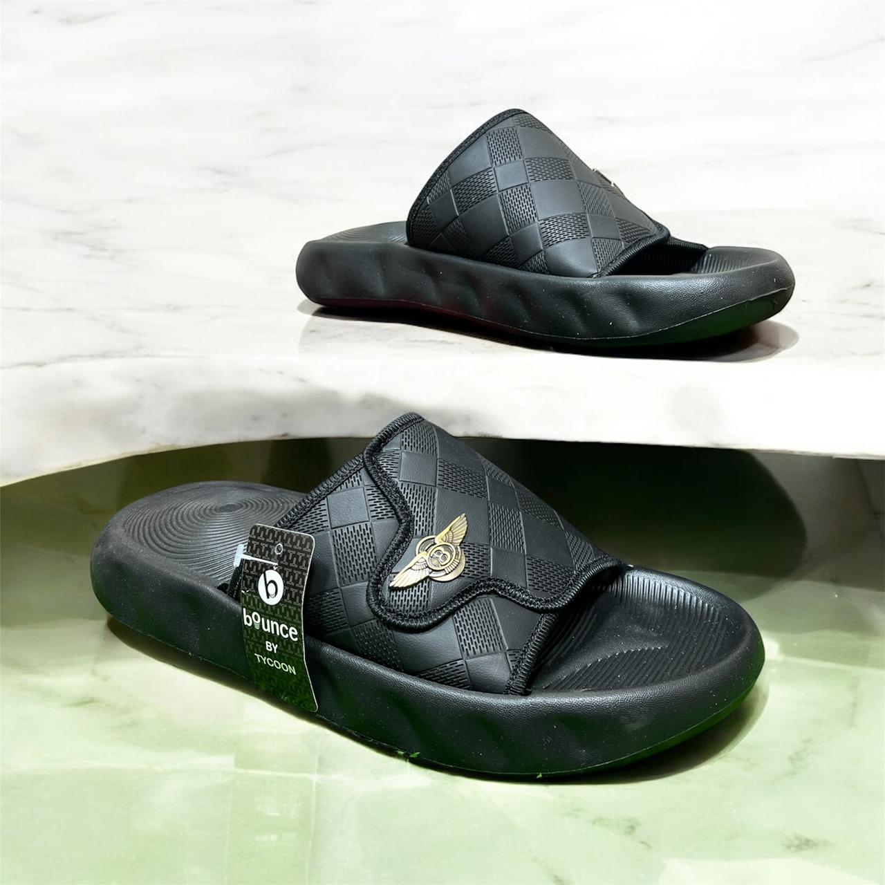 BOUNCE SUMMER SLIPPERS BLACK